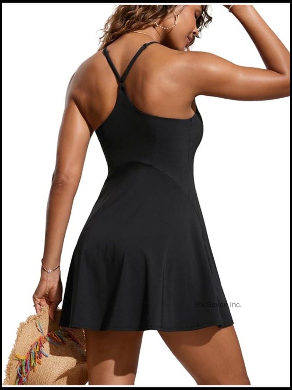 One Piece Swim Dress - Tummy Control Adjustable Y Back Athletic Bathing Suit